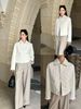 Quần vải màu beige new ss 