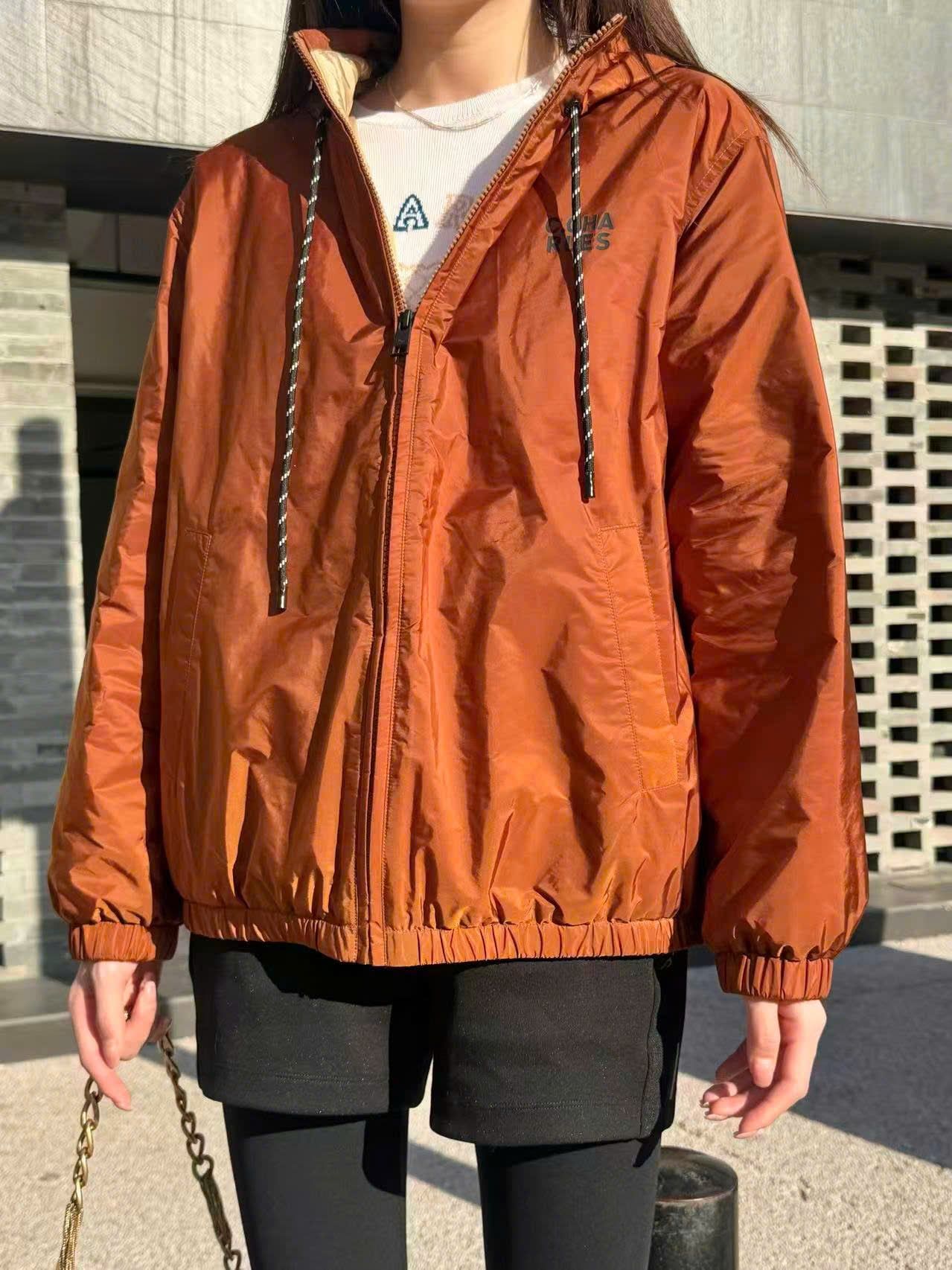  Áo khoác gió nâu 