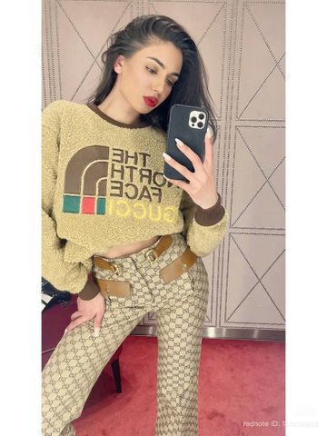  B_15.90__Quần vải dài GC nâu tag da 