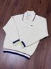  N_3.4__Áo polo len trắng Nam Lacoste viền xanh 
