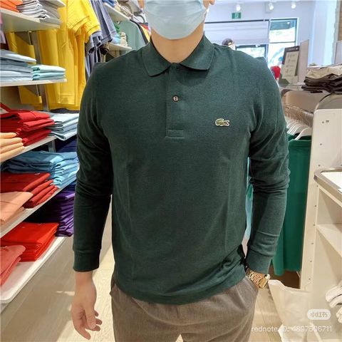  Áo polo dài tay Nam LC xanh lá 