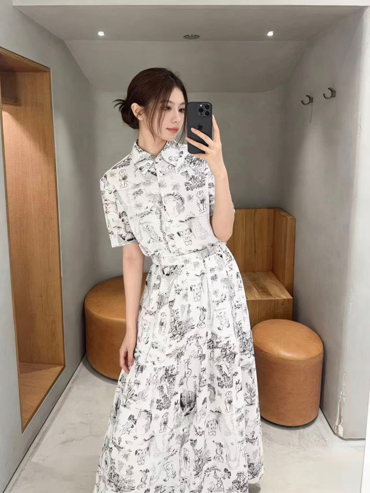  Áo sơ mi ngắn tay họa tiết ( sét) 