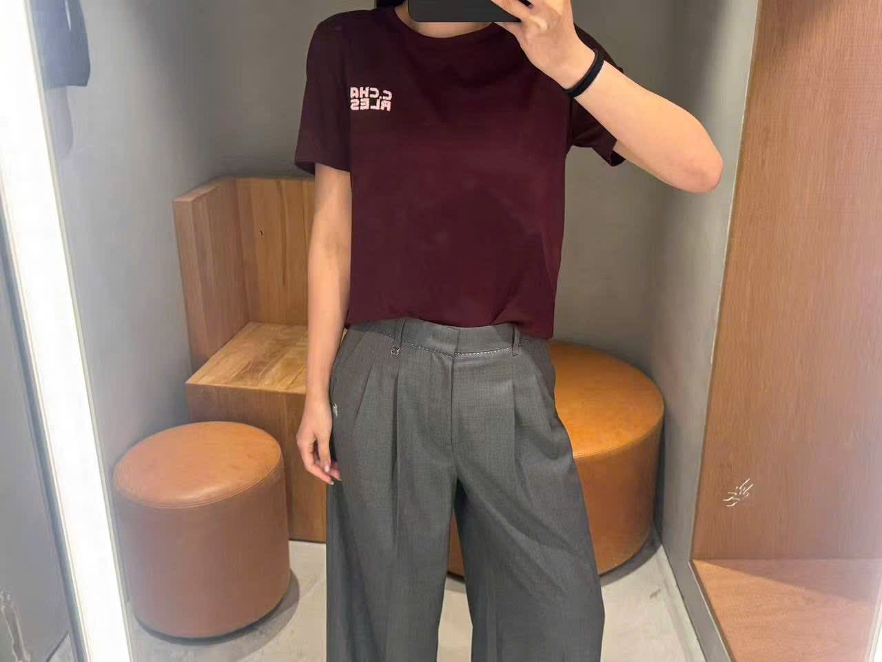  Áo phông đỏ đun, chữ CC new26 