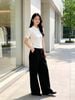  Áo Polo Trắng gân nổi 