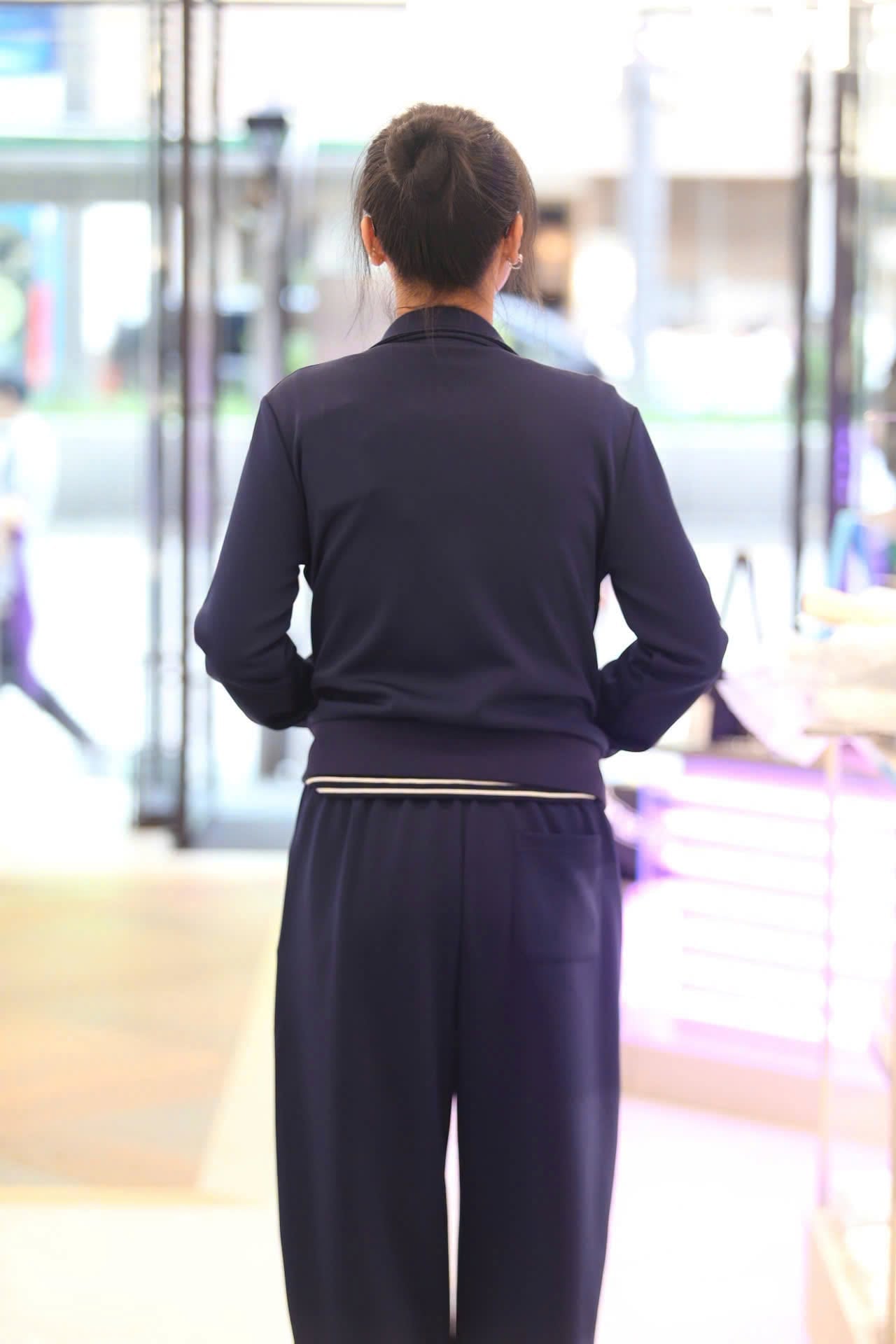  Áo Khoác Thể Thao Navy Viền Sọc Chester Charles (SET) 