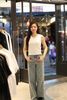  Áo tanktop trắng logo chìm 