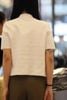  1.Áo CDG ngắn tay trắng Monogram, 2 túi trước 
