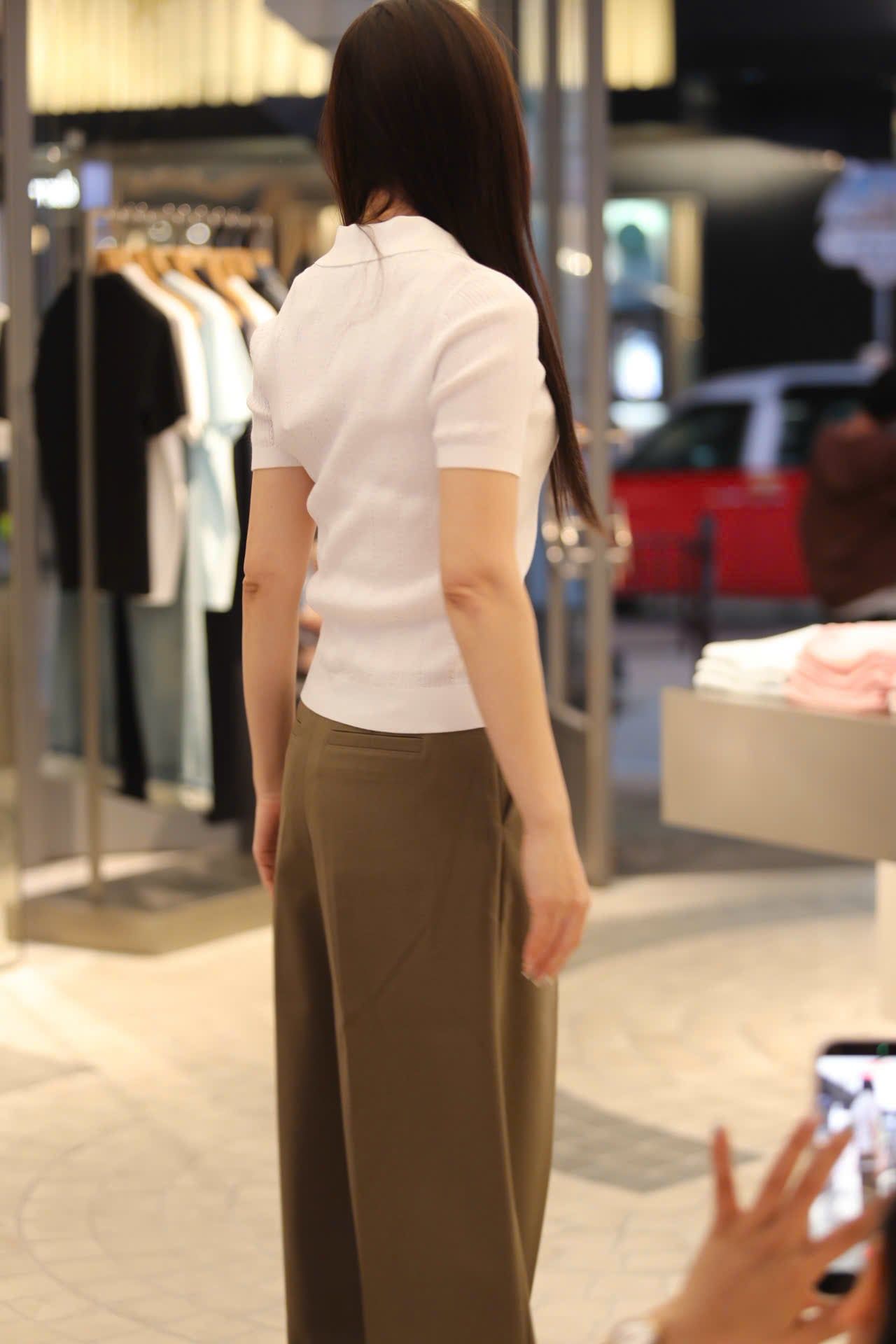  Áo Polo Trắng gân nổi 