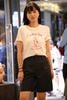  Áo T-shirt Trắng in hình ly kem chữ đỏ 