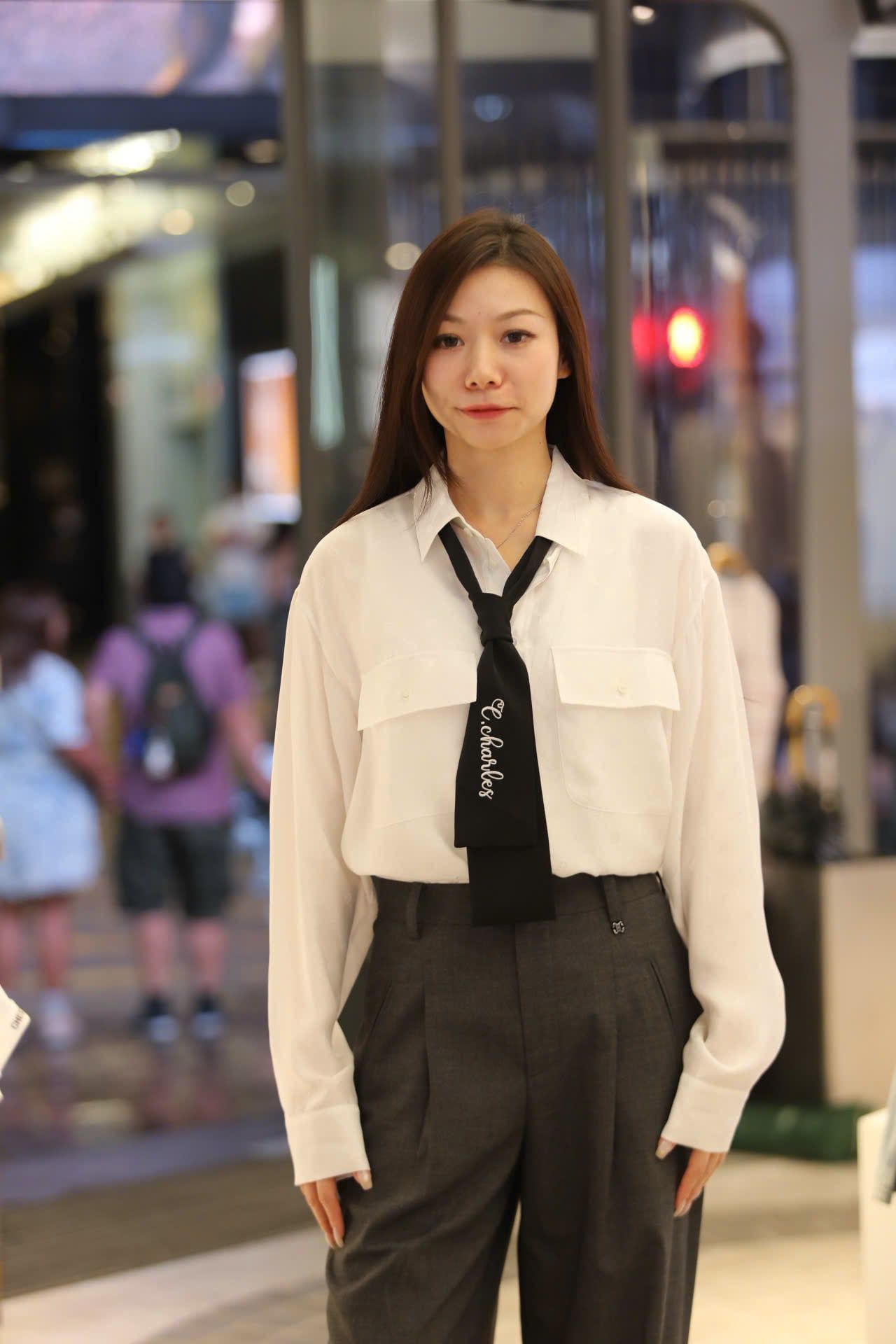 Quần vải xám mã 0406 