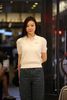  Áo polo len ngắn tay dệt họa tiết nổi – Wool pha Cotton 