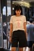  Áo T-shirt Trắng in hình ly kem chữ đỏ 