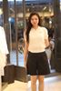  Áo polo len ngắn tay dệt họa tiết nổi – Wool pha Cotton 