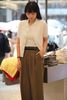  1.Áo CDG ngắn tay trắng Monogram, 2 túi trước 