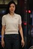  Áo polo len ngắn tay dệt họa tiết nổi – Wool pha Cotton 