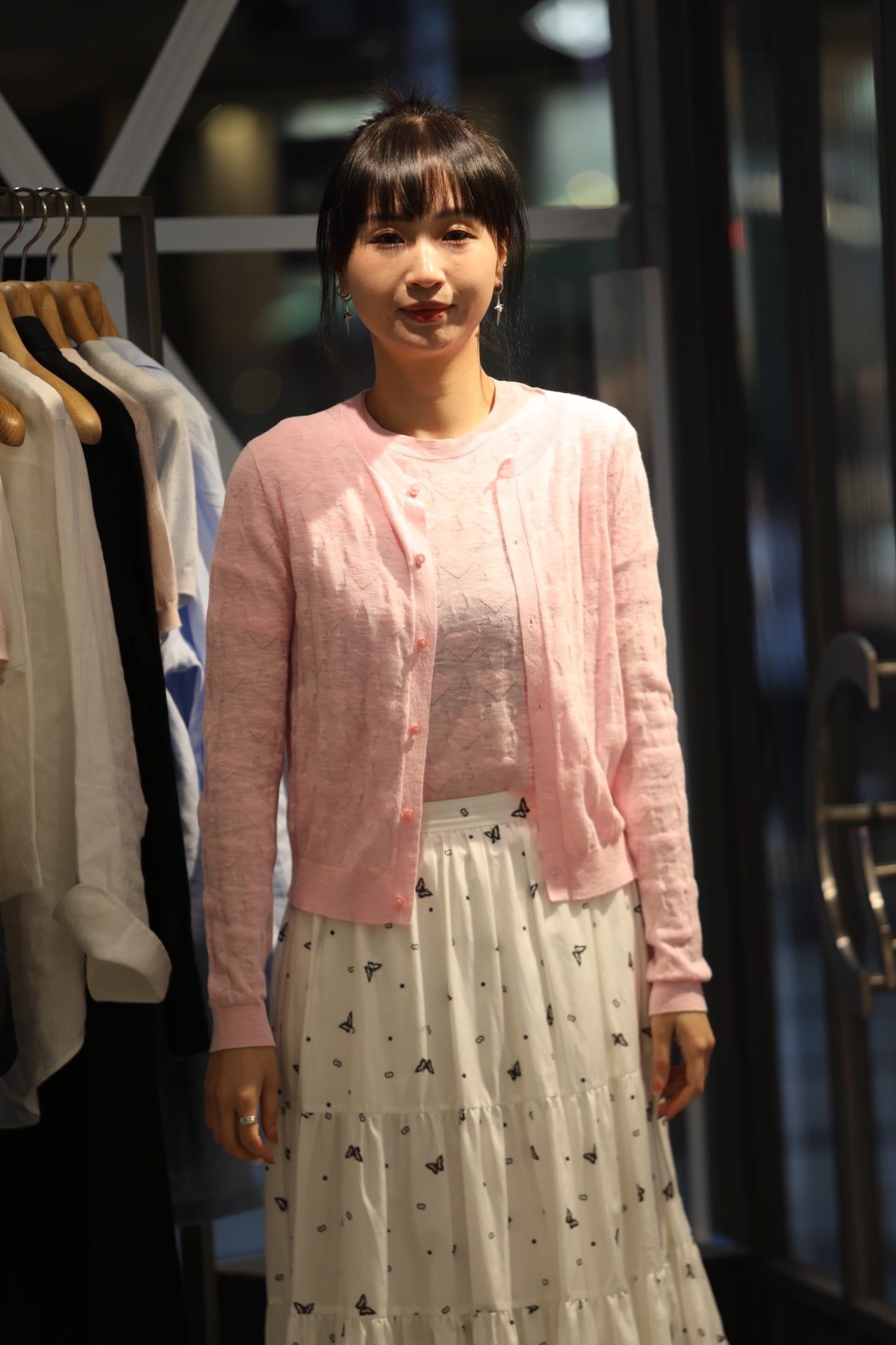  Áo CDG hồng logo tim (SET) 