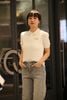  Áo polo len ngắn tay dệt họa tiết nổi – Wool pha Cotton 