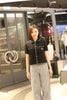  1.Áo tweed đen CDG viền trắng ngắn tay-logo túi ngực 