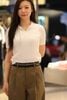  Áo Polo Trắng gân nổi 