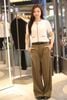  Áo CDG ngắn tay kem viền đỏ Burgundy 