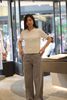  1.Áo CDG ngắn tay trắng Monogram, 2 túi trước 