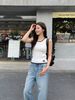  Áo tanktop trắng new ss25 