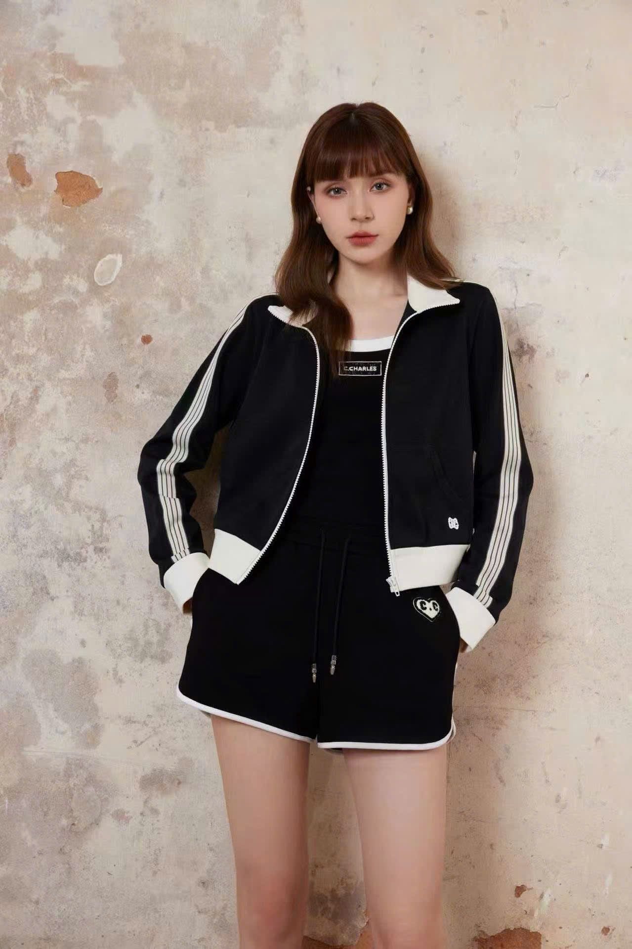  Áo khoác nỉ - 3 sọc (SET) 