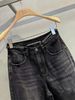  Quần jean mài kèm belt 
