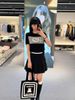  Chân váy ngắn xếp ly Cạp trắng 