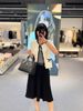  Áo CDG ngắn tay trắng viền đen, 2 túi nơ 