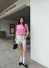  Quần sooc trắng - họa tiết gấu 