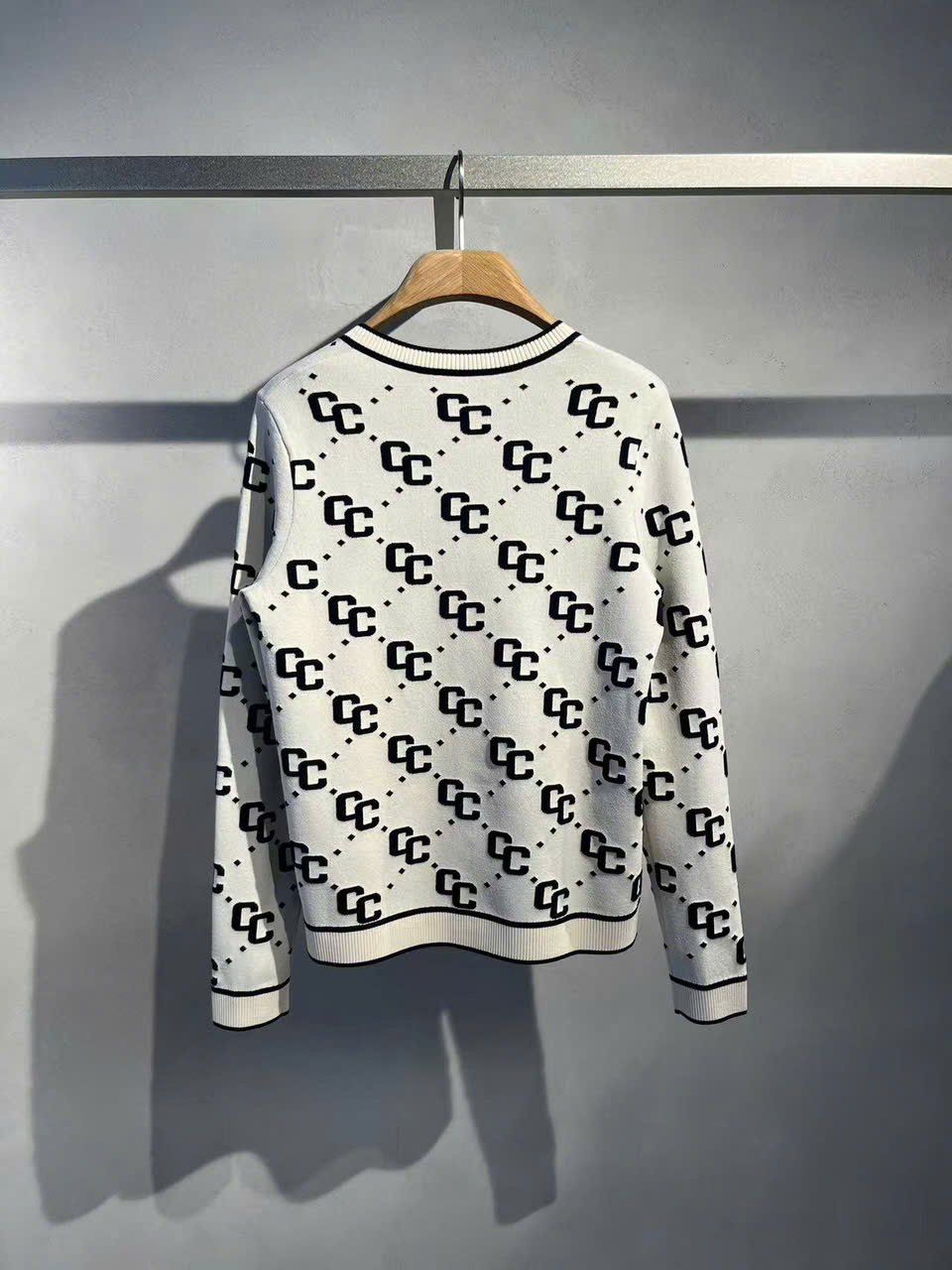  Áo CDG trắng full logo 