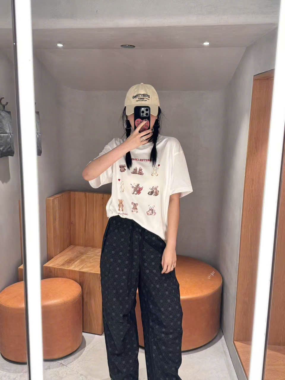  Áo Family Gấu - Trắng 