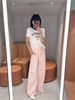  Quần jean hồng suông baby 