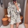 Quần sooc trắng - họa tiết gấu 