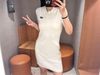  Váy polo trắng - Logo chữ nhật 