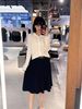  Áo CDG trắng cổ diềm 