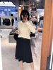  Áo CDG trắng cổ diềm 