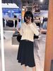  Áo CDG trắng cổ diềm 