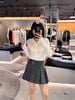  Áo CDG trắng cổ diềm 