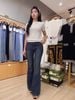  Quần jean loe mài xanh new SS25 
