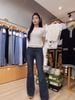  Quần jean loe mài xanh new SS25 