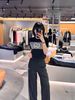  Quần vải đen 2 sọc 2 bên 