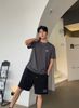  Áo phông xám tím logo chữ trong ngôi sao 