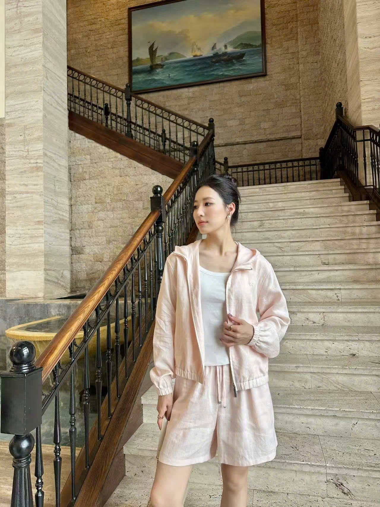  Áo khoác hồng Lank ( set) 