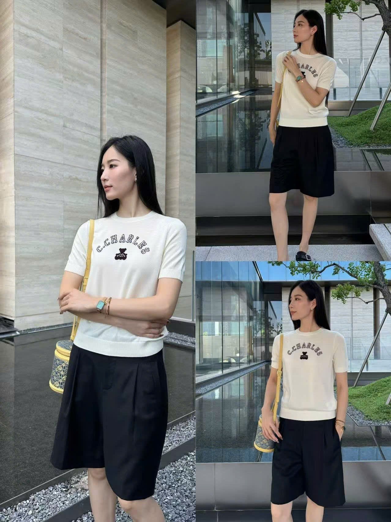  4.Quần sooc vải ngố đen lưng cao 