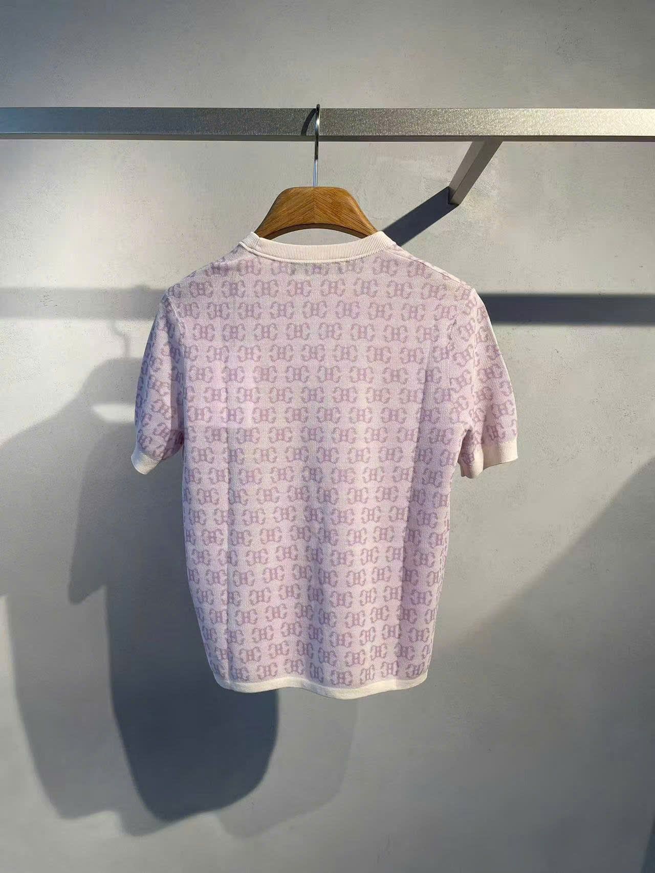  Áo tím hoa cà, full logo bo gấu 