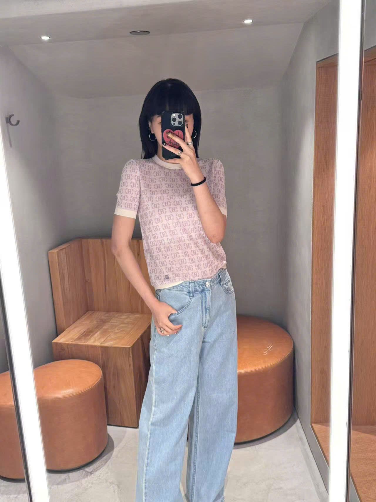  Áo tím hoa cà, full logo bo gấu 