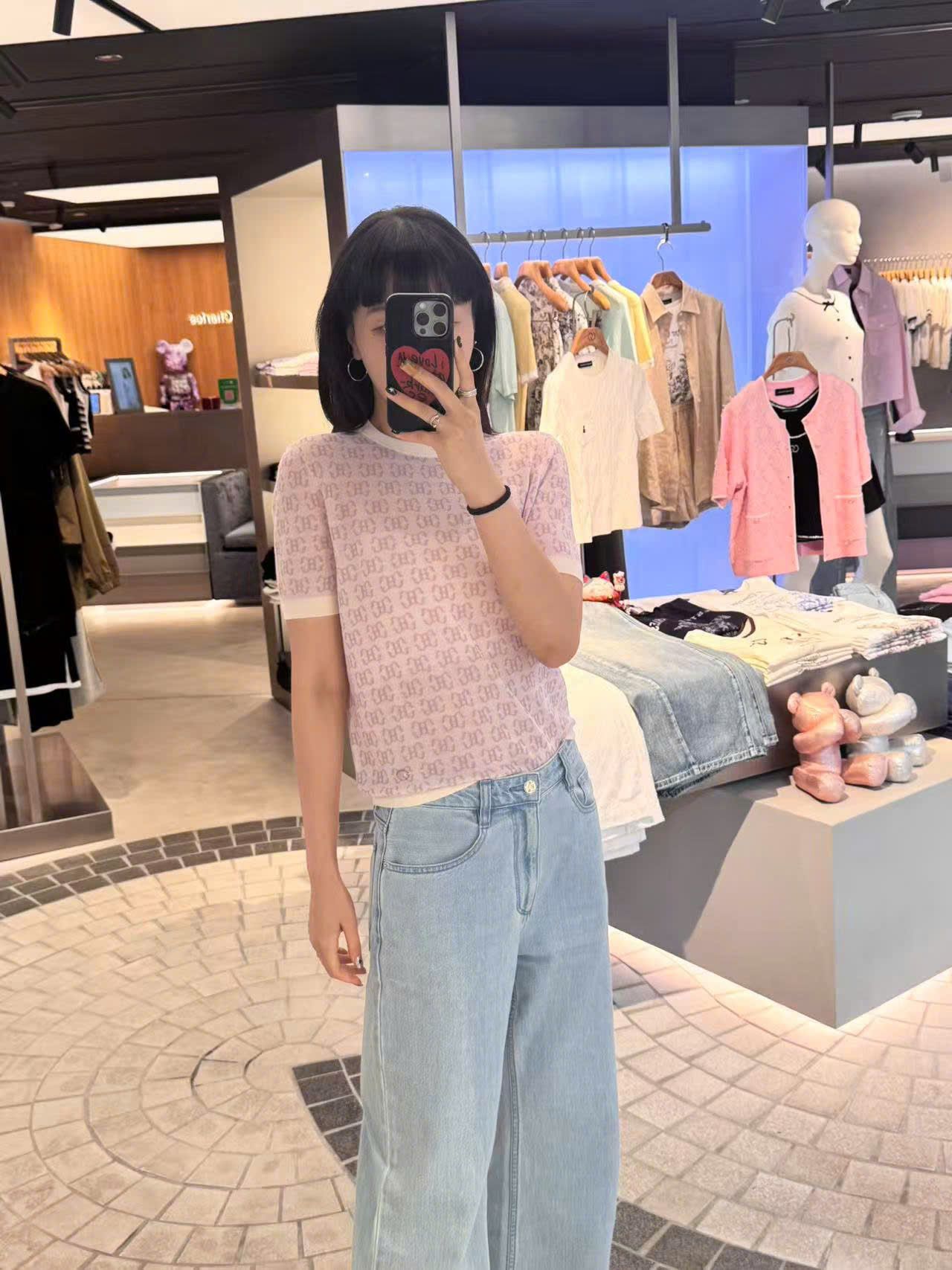  Áo tím hoa cà, full logo bo gấu 