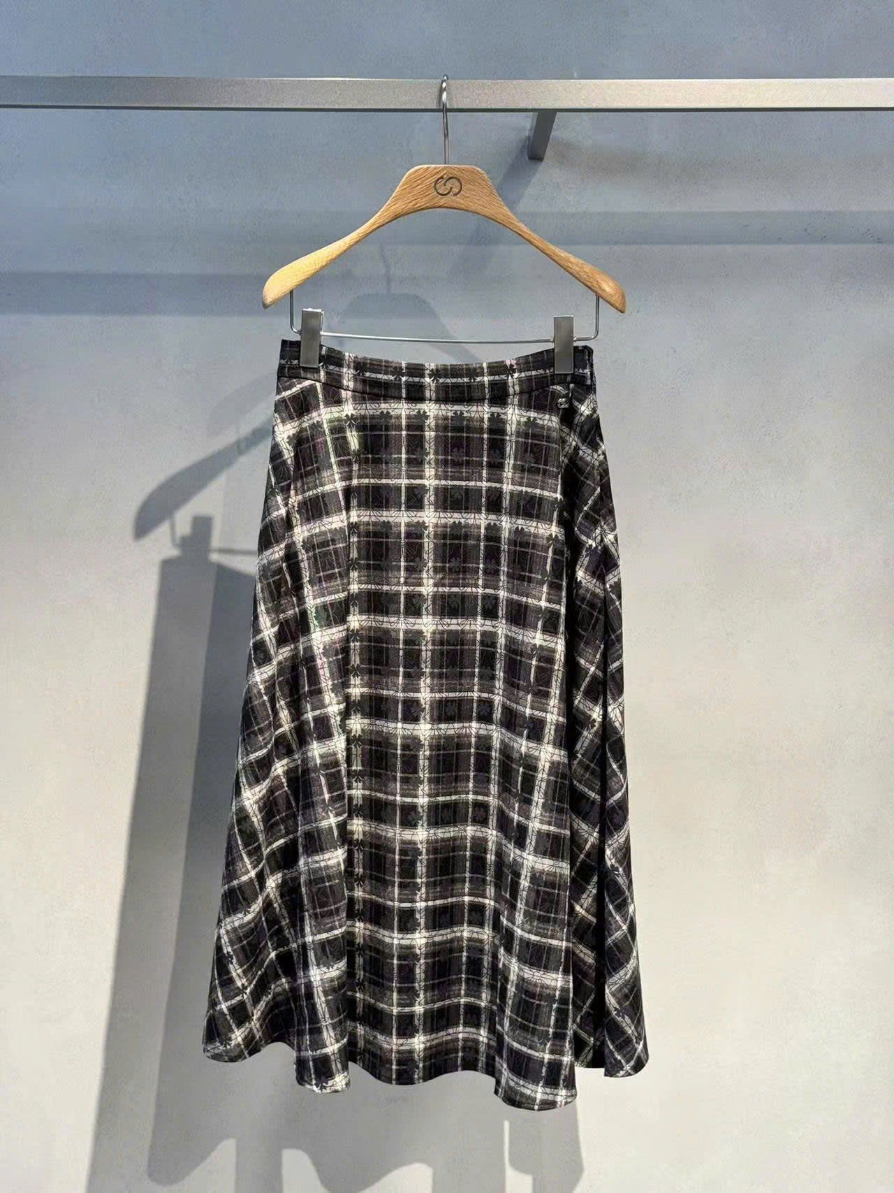  Chân váy caro kẻ CH SET 